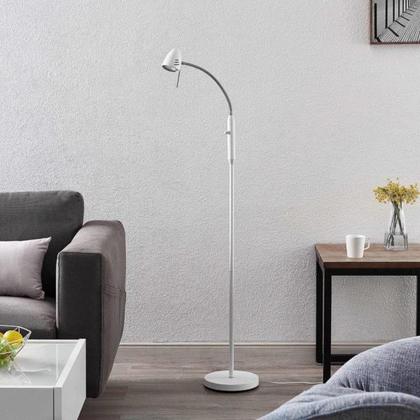Lindby Heyko lampe sur pied, dimmable, à 1 lampe LINDBY