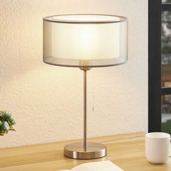 Lindby Taxima lampe à poser, grise LINDBY