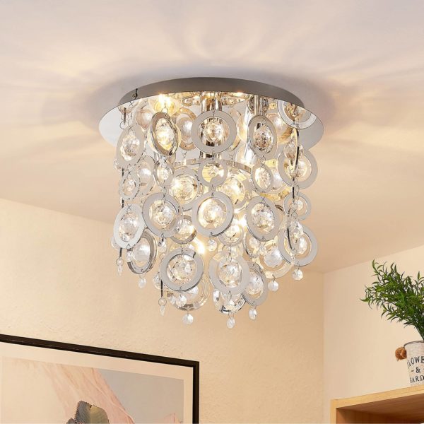 Lindby Kisana plafonnier, Ø 30 cm LINDBY
