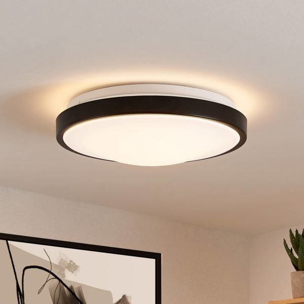 Lindby Villum plafonnier LED, 29,5 cm LINDBY