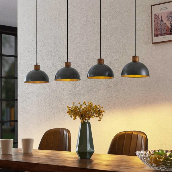Lindby Durbis suspension colorée 4 lampes LINDBY