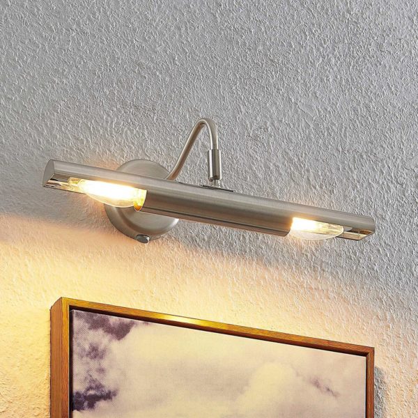 Lindby Hidari liseuse avec interrupteur, nickel LINDBY