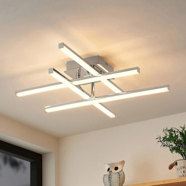ELC Kamiro plafonnier LED, fonction switch-dim ELC