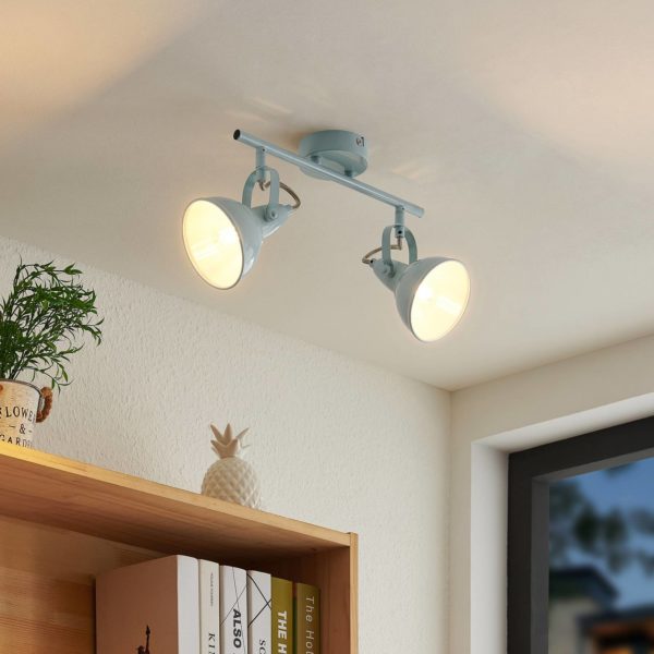 Lindby Saidimo spot plafond inclinable, 2 lampes LINDBY