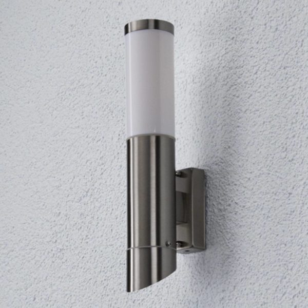 Lindby Applique d’extérieur Frederik en inox LINDBY