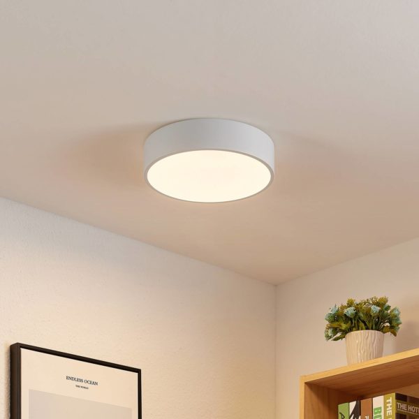 Lindby Simera plafonnier LED 30 cm, blanc LINDBY