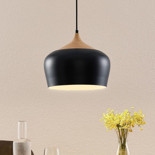 Lindby Vilsera suspension en noir LINDBY