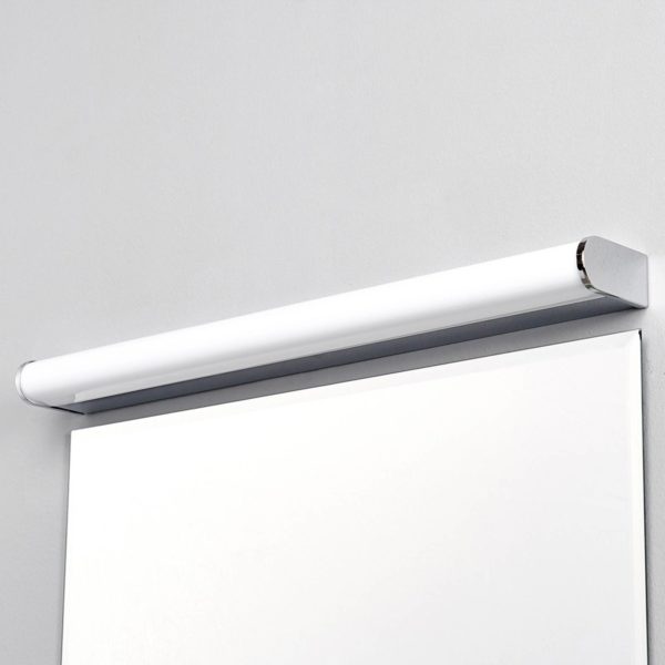 Lindby Applique miroir bain LED Philippa demi-ronde 58 cm LINDBY
