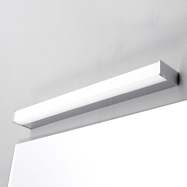 Lindby Applique miroir bain LED Philippa angulaire 58,8cm LINDBY