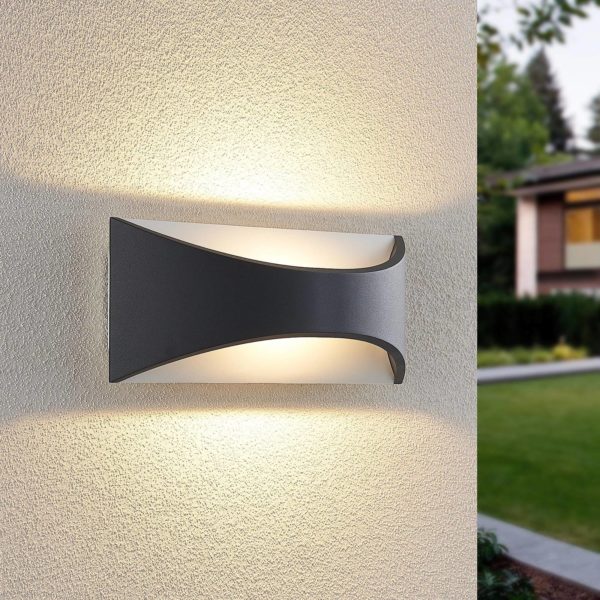 Lindby Mathea applique d’extérieur LED, 30 cm LINDBY