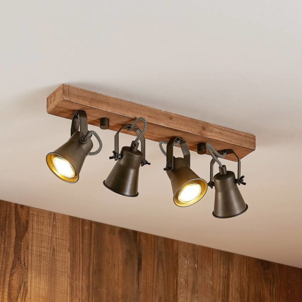 Lindby Grandesa spot pour plafond, à 4 lampes LINDBY