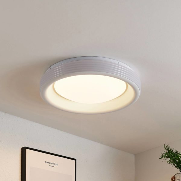 Lindby Inarum plafonnier LED, RVB, CCT, dimmable LINDBY