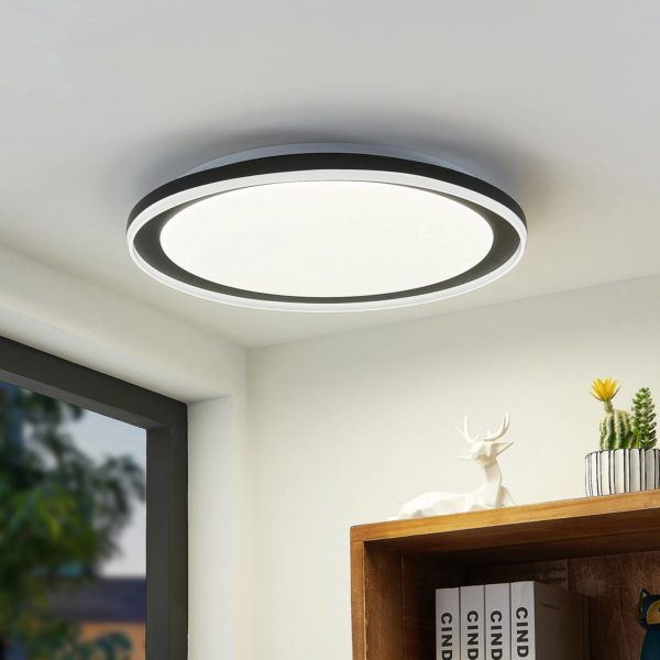 Lindby Verdan plafonnier LED, CCT, dimmable LINDBY