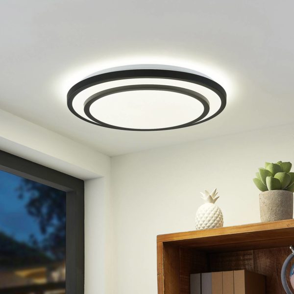 Lindby Essina plafonnier LED, CCT, dimmable LINDBY
