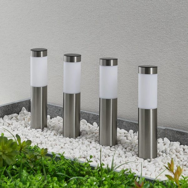 Lindby Sirita lampe solaire à piquet LED, lot de 4 LINDBY