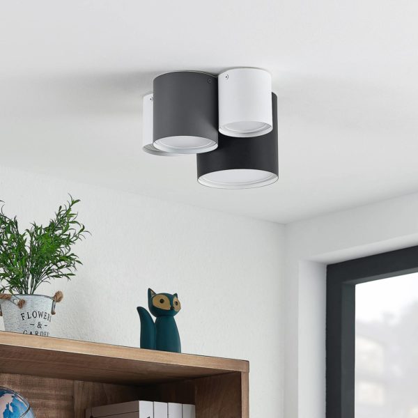 Lindby Kianush plafonnier 4 lampes faisceau LINDBY
