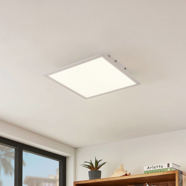 Lindby Quais panneau LED 4 000 K, 40×40 cm LINDBY