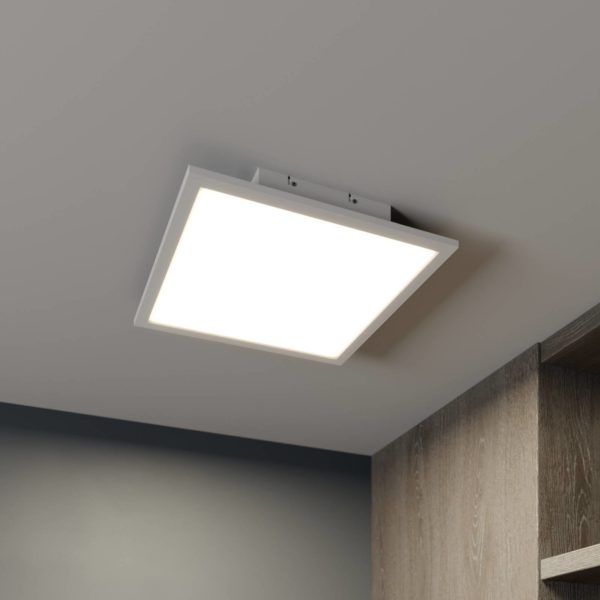 Lindby Luay panneau LED, 3 000-6 000 K, 40 x 40 cm LINDBY