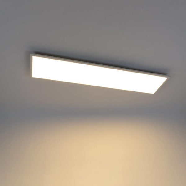 Lindby Luay panneau LED 3 000-6 000 K, 30 x 120 cm LINDBY