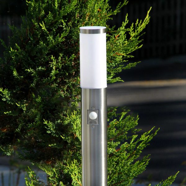 Lindby Kristof – éclairage pour chemin inox avc détecteur LINDBY