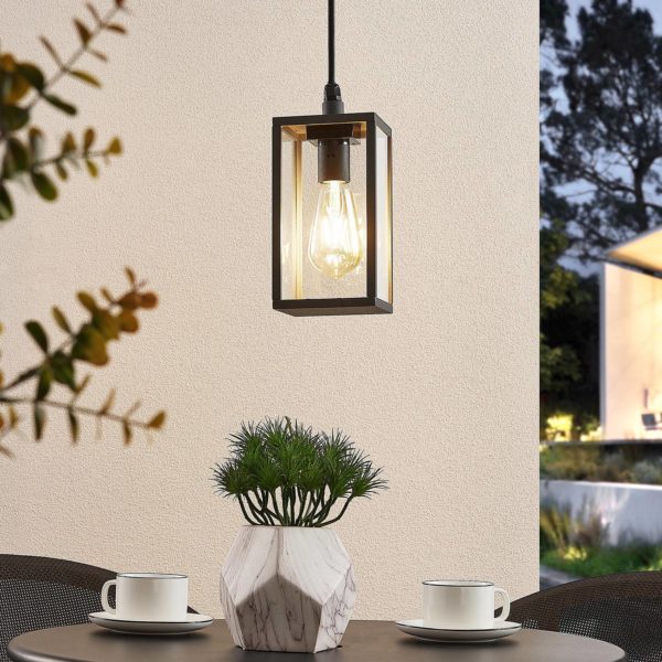 Lindby Filimon suspension, gris foncé, E27 LINDBY