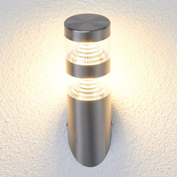Lindby Applique d’extérieur LED Lanea oblique LINDBY