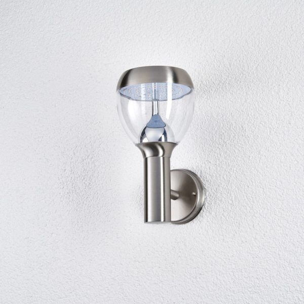Lindby Applique d’extérieur LED Ettan en inox LINDBY