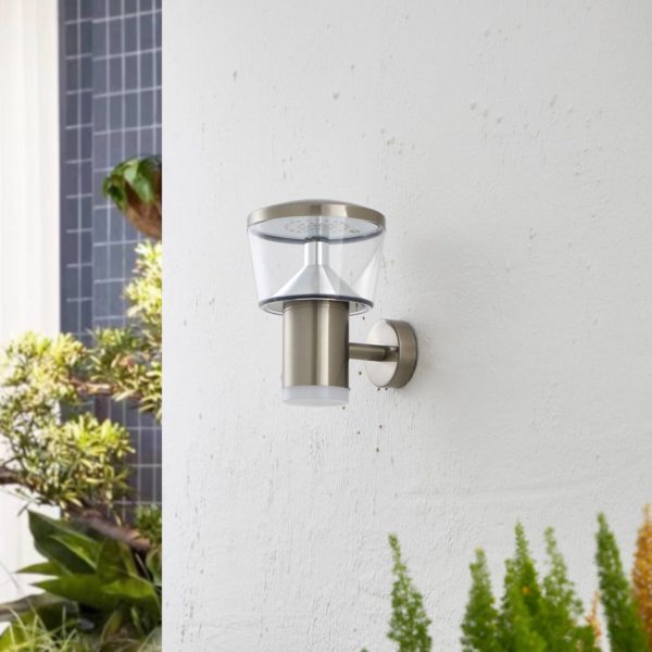Lindby Applique d’extérieur LED en inox Antje LINDBY