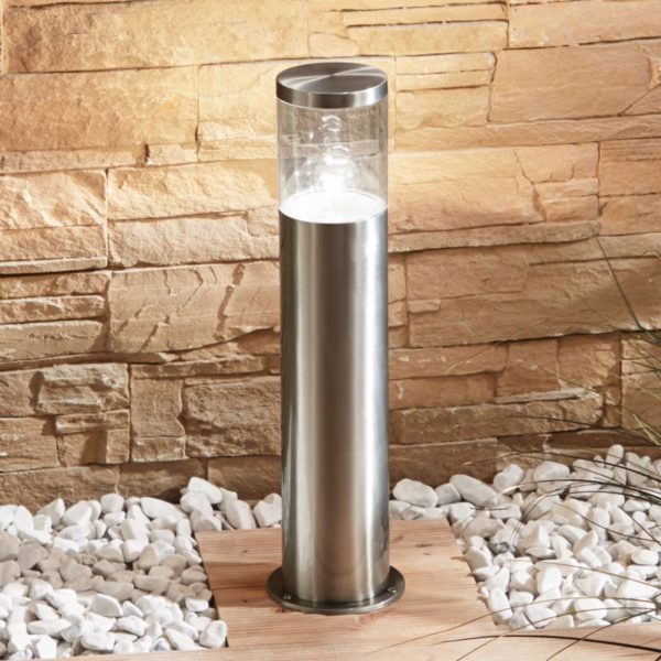 Lindby Potelet Hanneli en inox, rond LINDBY