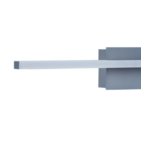 Lindby Okke applique pour miroir LED, gris foncé LINDBY
