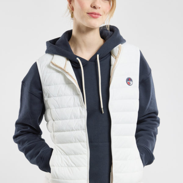 BERMUDES Doudoune sans manche BOLLACO Femme CRAIE XXL – 46