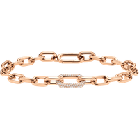 Daniel Wellington DW Crystal Link 155mm Rose Gold