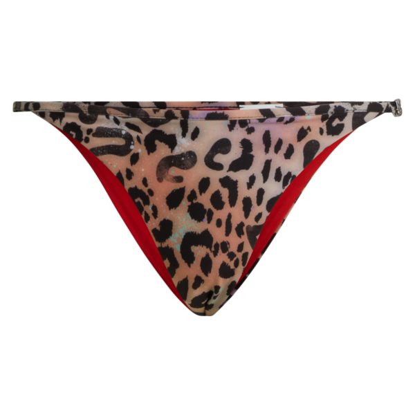 Bas de bikini à imprimé léopard avec breloque à logo revisité – Hugo Boss