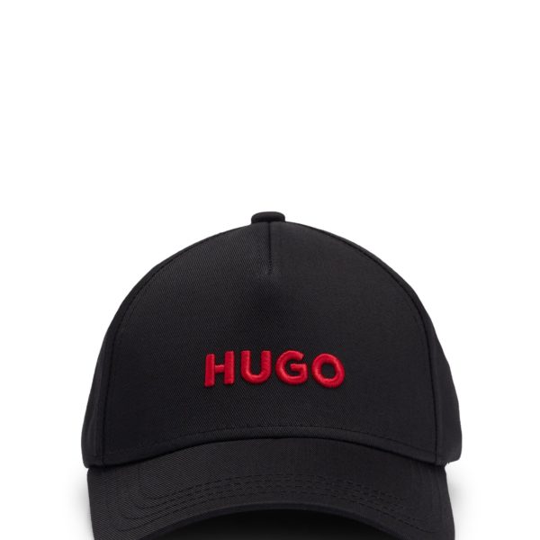 Casquette en twill de coton à logo brodé avec bride d’ajustement – Hugo Boss