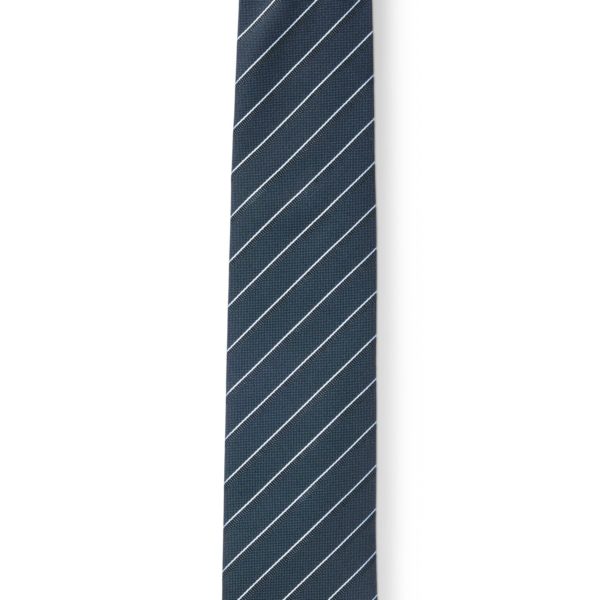 Cravate en jacquard mélangé à teneur en soie avec rayures – Hugo Boss