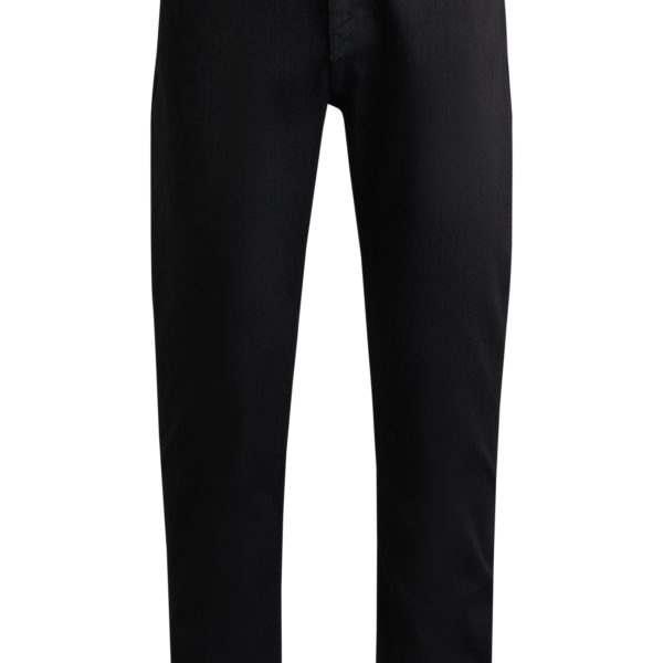 Maine Jean Regular en denim italien noir très doux – Hugo Boss