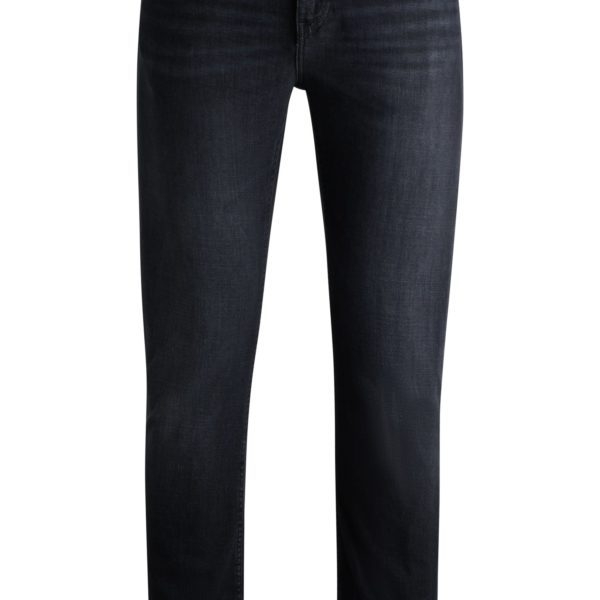 Delaware Jean Slim en denim noir italien très doux – Hugo Boss