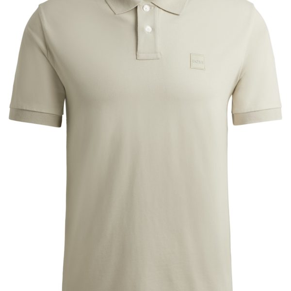 Polo Slim Fit en coton stretch à patch logo – Hugo Boss