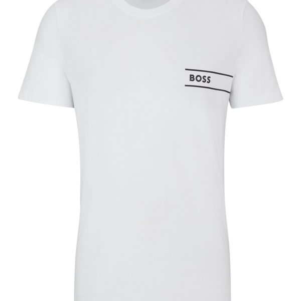 T-shirt en coton biologique avec logo imprimé – Hugo Boss