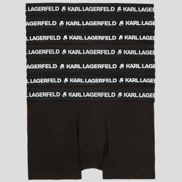 Karl Lagerfeld, Caleçon Logo Karl – Lot De 7, Homme, Noir, Taille: XS Karl Lagerfeld