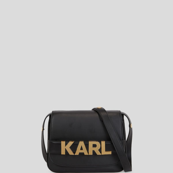 Karl Lagerfeld, Sac Bandoulière À Rabat K/letters, Femme, Noir, Taille: X00 Karl Lagerfeld