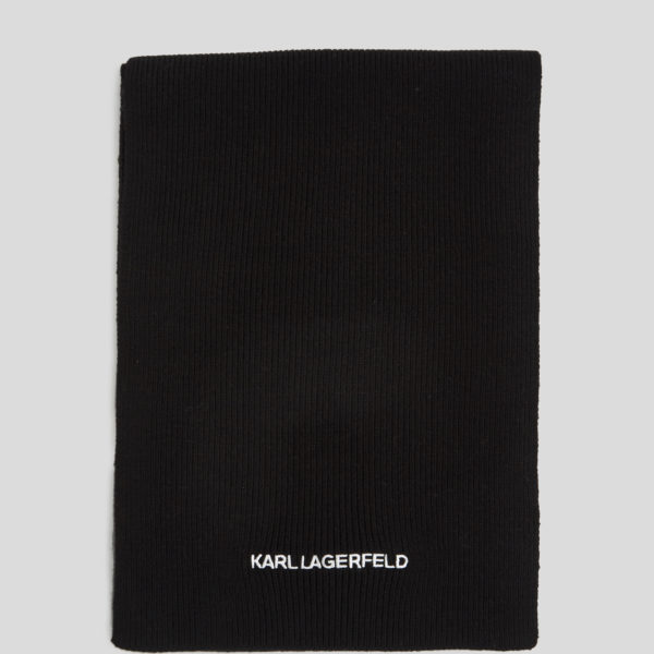 Karl Lagerfeld, Écharpe K/essential, Femme, Noir, Taille: X00 Karl Lagerfeld