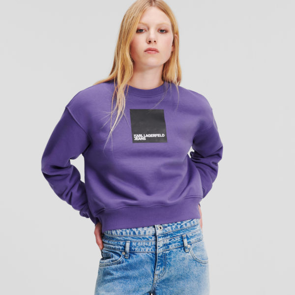 Karl Lagerfeld, Sweat-shirt Klj, Femme, Ultra violet, Taille: XXL Karl Lagerfeld