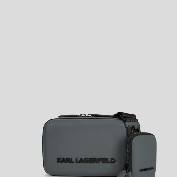 Karl Lagerfeld, Sac Bandoulière K/kase, Homme, Anthracite, Taille: X00 Karl Lagerfeld