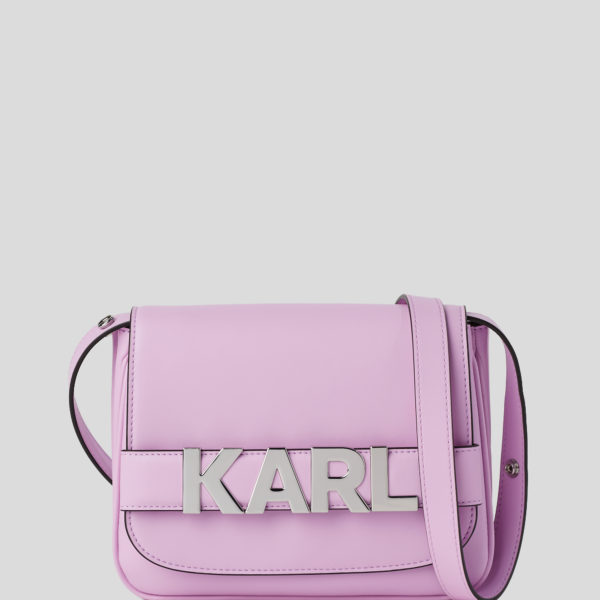 Karl Lagerfeld, Sac Bandoulière À Rabat K/letters, Femme, Violette, Taille: X00 Karl Lagerfeld