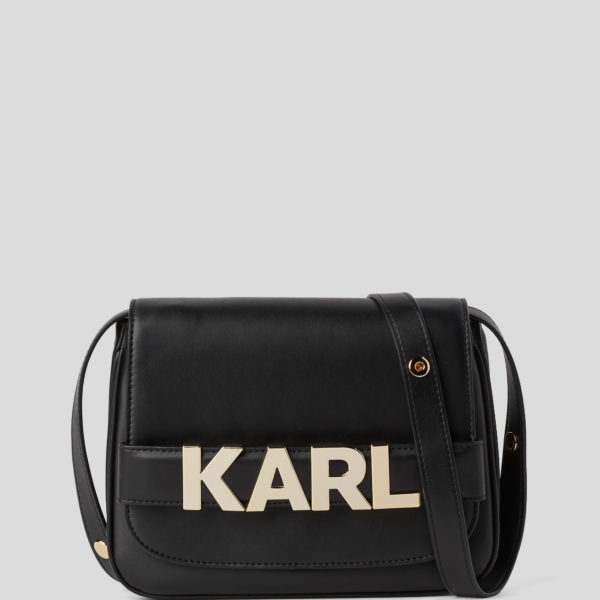 Karl Lagerfeld, Sac Bandoulière À Rabat K/letters, Femme, Noir, Taille: X00 Karl Lagerfeld