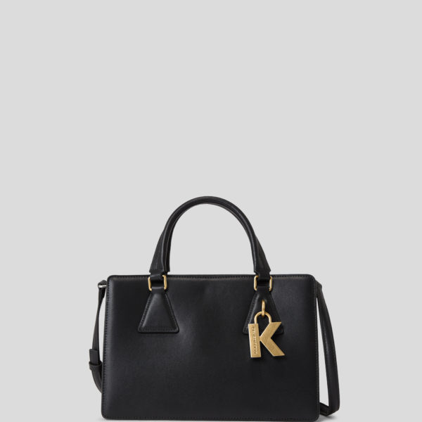 Karl Lagerfeld, Sac À Main Avec Anse Supérieure De Taille Moyenne K/lock, Femme, Noir, Taille: X00 Karl Lagerfeld