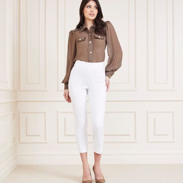 Pantalon Slim Taille Haute Marciano – Guess
