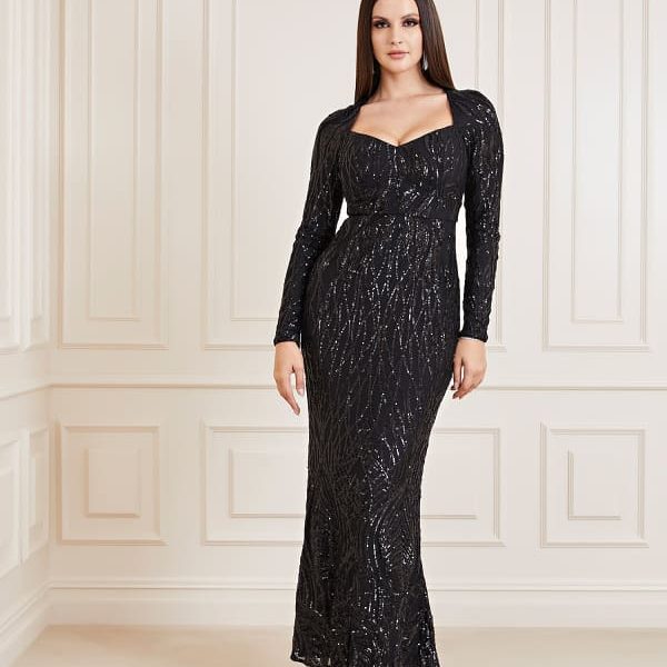 Robe Longue À Sequins Marciano – Guess