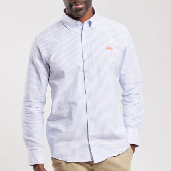 ARMOR-LUX Chemise coupe droite Héritage - coton Homme Bleu Ciel/Milk 3XL